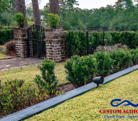 Outdoor audio systems can be discreet while still sounding amazing, like the speaker array installed in this Palmetto Bluff home.